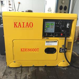 Wholesale KDE8600T Four Wheels Compact Diesel Generator Industrial 3600 Rpm Engine Speed from china suppliers