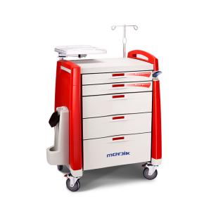 Wholesale Anesthesia Seamless Drawer Medication Dispensing Trolley , Medicine Crash Cart from china suppliers