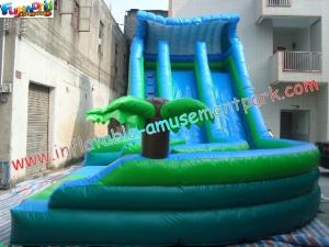 Wholesale 0.55mm PVC Commercial Coco Outdoor Inflatable Water Slides 10L x 5.5W x 6.5H Meter from china suppliers
