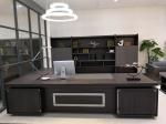 Dark Series Large Office Desk , Contemporary Office Desk OEM / ODM Accepted