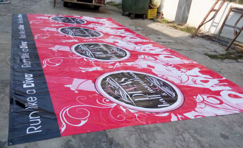 510g PVC banner flex large format billboard printing with uv coating