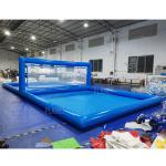 Durable Water Fun Inflatable Volleyball Court Tennis Pool For Party