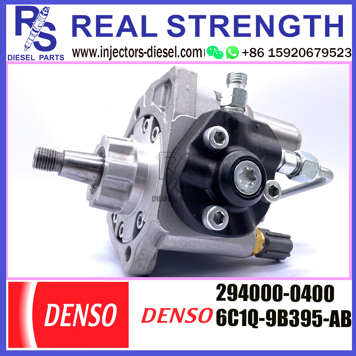 Diesel Engine Fuel Injection Common Rail Fuel Pump 294000-0400 HU294000-0400 6C1Q-9B395-AB for Ford