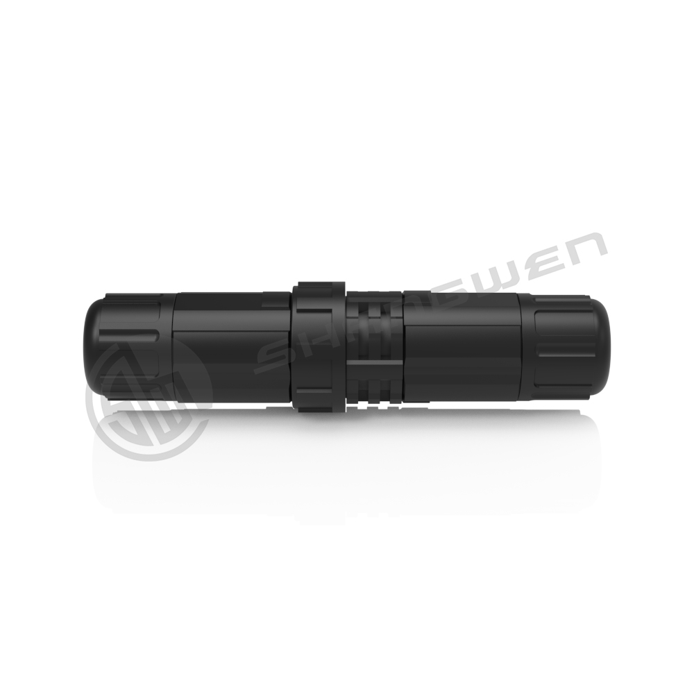 Small 2 Pin IP67 Power Connector Industrial Screw Tooth Series FCC