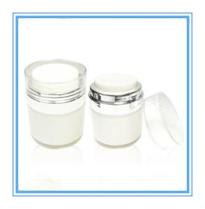 Wholesale high quality 30g vacuum bottle for clear glass cosmetics jar from china suppliers