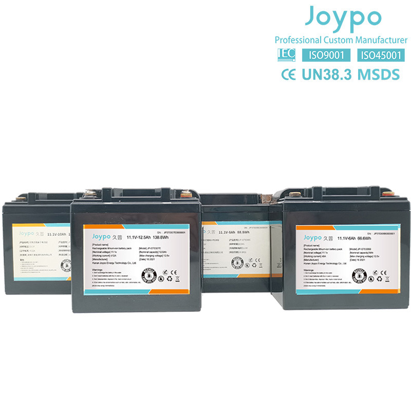 18650 Rechargeable 11.1V Portable Lithium Ion Battery Pack For Medical Devices