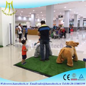 Wholesale Hansel motorized plush riding animals for kiddie ride for sale in usa from china suppliers