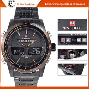 Wholesale NAVIFORCE Watch Sports Watch for Climbing Biking Big Dial Men's Watch Quartz Watch Steel from china suppliers