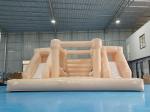 Tarpaulin Inflatable Wedding Bounce House Pink Inflatable Event Bouncer With