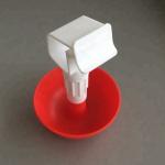 Quail Broiler Nipple Drinker Poultry Drinking Line Parts Yellow Red
