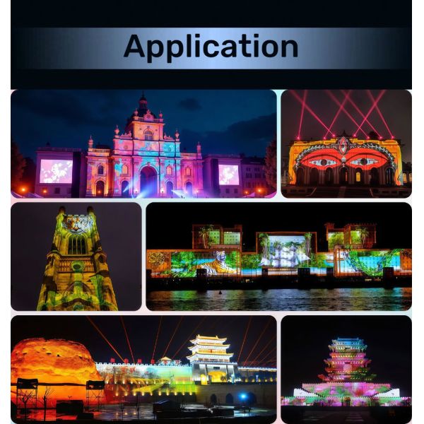 Premium Large Venue Laser Projector 22,000 Lumens, Motorized Lenses for 3D Mapping