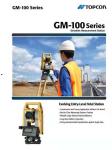 IP66 Reflectorless Total Station EDM Beam Topcon GM101
