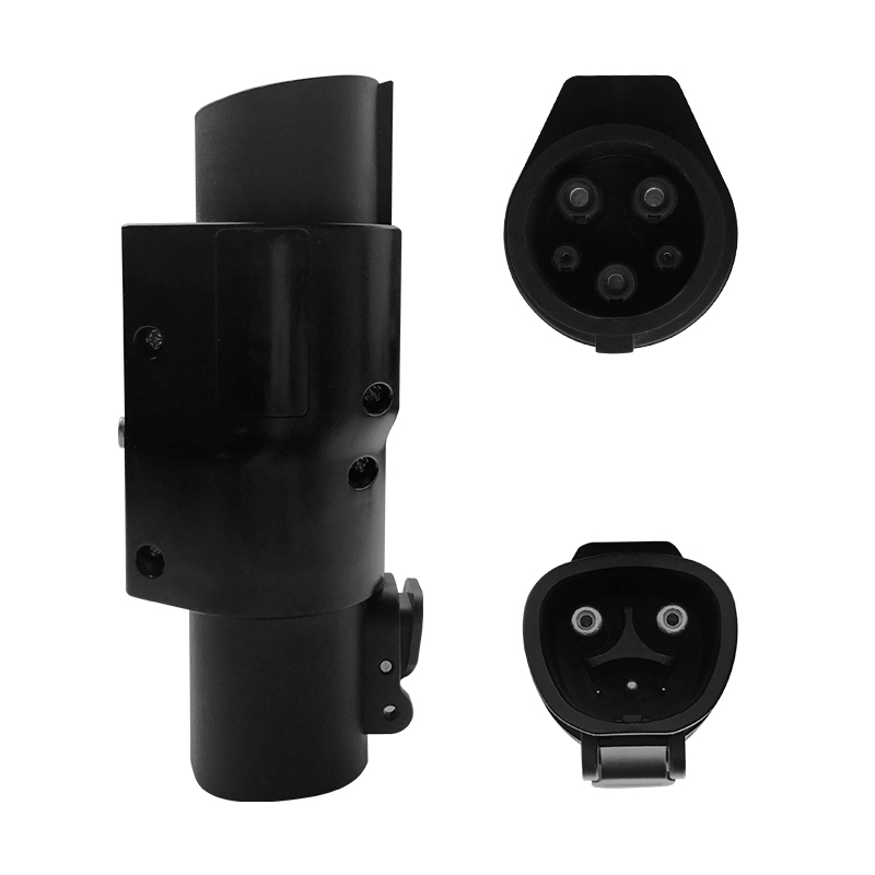 Rated voltage 220V Black NACS Condition 7KW 32A Tesla EV Charging Adapter for Type2 Inlet Electric Vehicles tesla