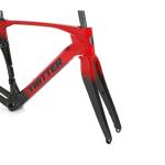 45cm Carbon Road Bike Frame , Hybrid Bike Frameset For 700x40C Tyre