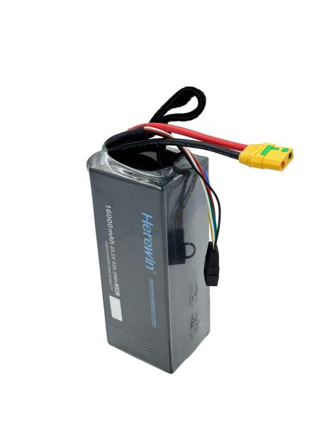 Stable Performance Soft Pack UAV Battery 16000mah 6s Lipo Battery 25C 22.2V For