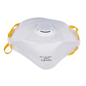 Wholesale CE 149 FFP2 Non-Woven Folded Valved Respirator Dust Mask for Indoor Outdoor Protection from china suppliers