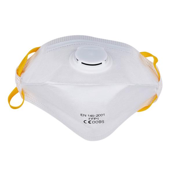 CE 149 FFP2 Non-Woven Folded Valved Respirator Dust Mask for Indoor Outdoor