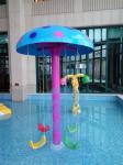 Aqua Park Equipment Kids Pool Games Fiberglass Water Mushroom Swing Set