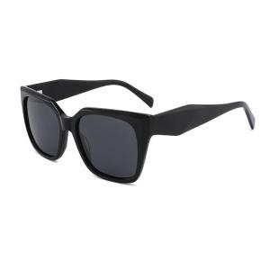 Wholesale Ladies Square Acetate Sunglasses Retro UV400 Customize Logo from china suppliers