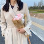 Handmade Crochet Tulip Bouquet Kit DIY Knitting Yarn Flowers Valentine’s Gift