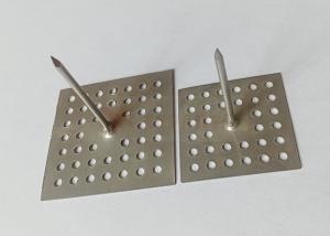 Wholesale 2&quot;X 2&quot; Insulation Fastener Pins Perforated Base Galvanized Steel Or Stainless Steel from china suppliers