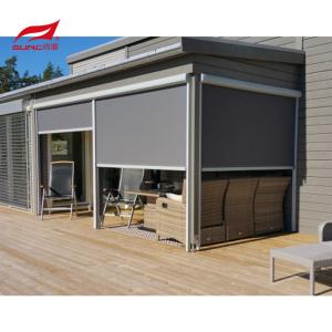 Wholesale Smart Motorized Zip Track Blinds Outdoor Windproof Rainproof from china suppliers