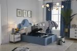 wholesale factory price bedroom solid wood furniture set double bed design