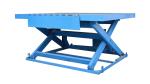 Blue Stationary Scissor Lift Table 1000kg Electric Platform Lift