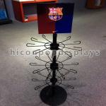 Keychains Steel Retail Store Fixtures 8 Hooks Per Tier For Supermarket
