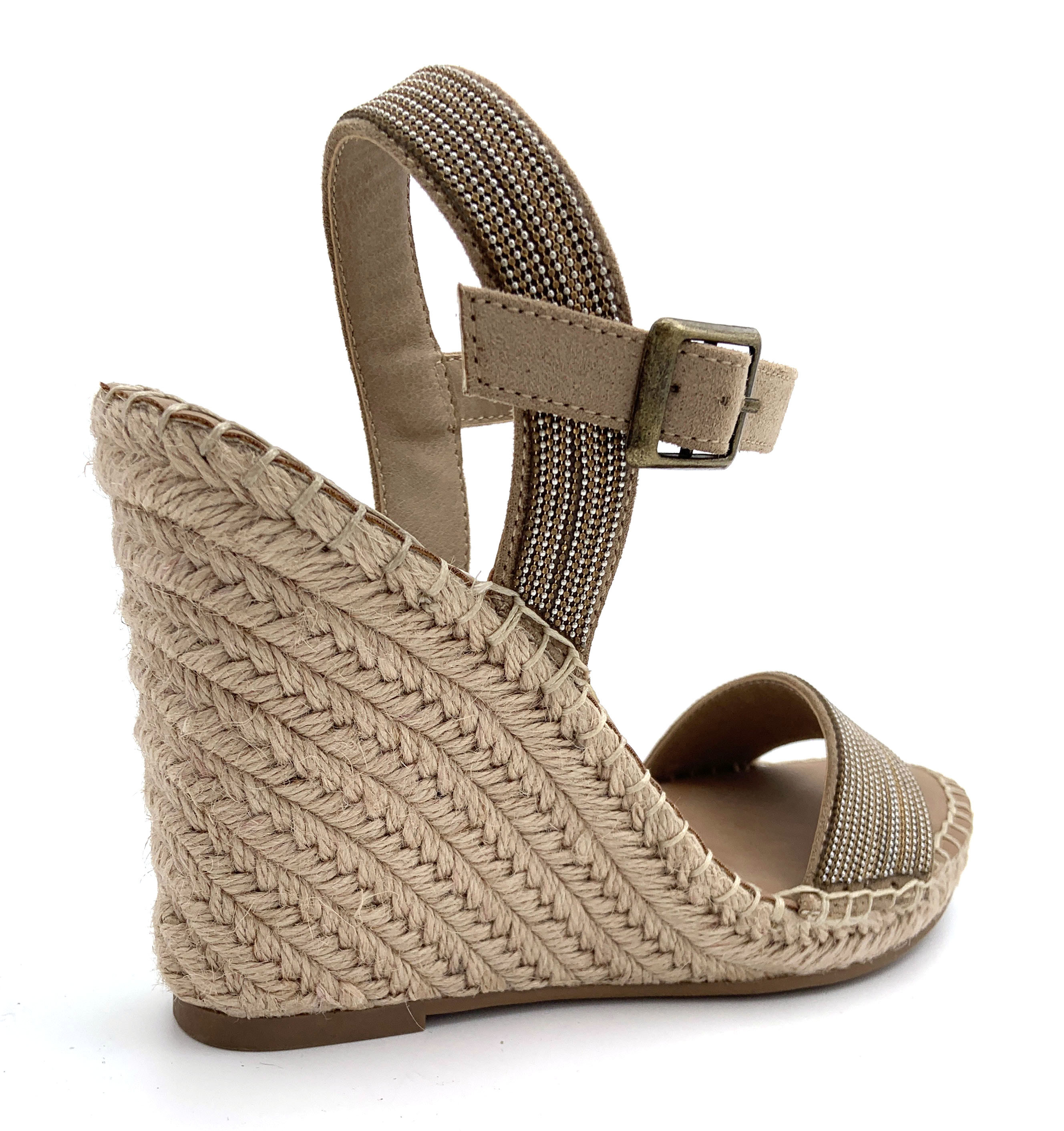 Stylish Womens Espadrilles Shoes Comfortable With Canvas Upper Material