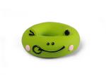 Chew Resistant Super Durable Dog Toys Squeaky Rubber Donut Dog Toy Clean
