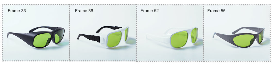 Dental Diodes ND YAG 1064nm Laser Safety Glasses For Green Eye Protection