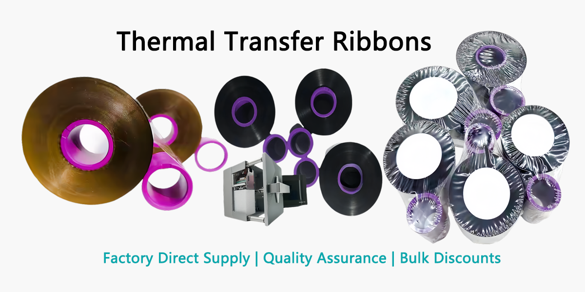 110mm Thermal Transfer Barcode Ribbon High Accuracy Environmental Friendly