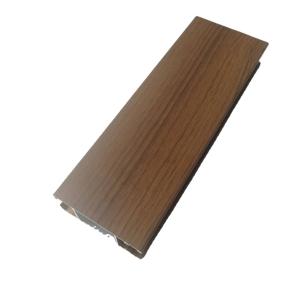 Wholesale Heat Transfer Surface Wood Grain Aluminium Profile Section For Construction from china suppliers