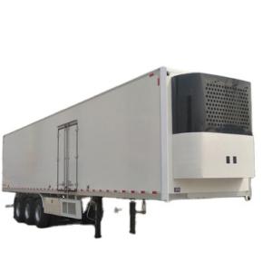 Wholesale Aotong 30-40 Ton Fresh Fruit Vegetable Refrigerator Van Semi Trailer for and Transport from china suppliers