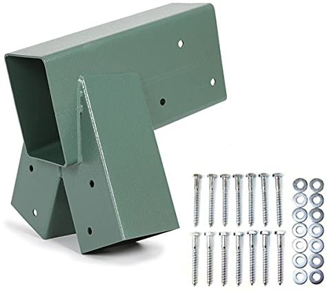 Heavy Duty Powder Coated Carbon Steel Garden Bed Corner Brackets Surealong Green