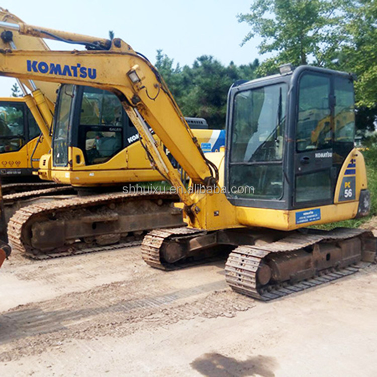 komatsu mini crawler excavator PC56 Used digger KOMATSU PC56 Komatsu Excavator