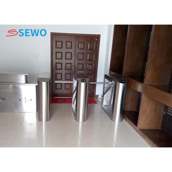 Office Entrance Tripod Gate Barrier 30people/min Bi Directional Turnstile Door