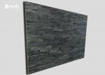 Black Quartz Cultured Stone Wall Panels Light Weight 10-20mm Thickness