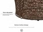 Outdoor Furniture Rattan Garden Chairs Set 3pcs Wicker Coffee Table And Chair