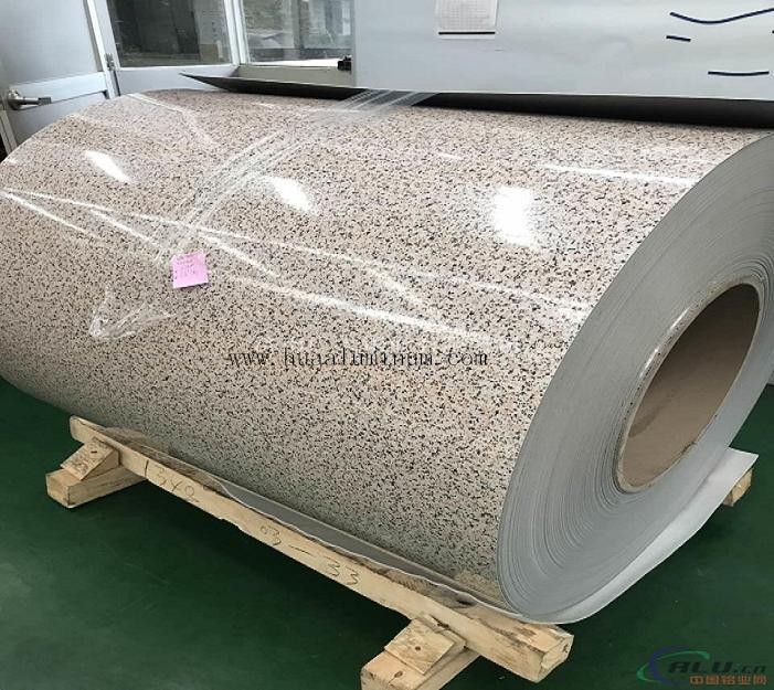 Granite Coated Aluminium Coil , 5mm Thickness Brushed Aluminum Coil