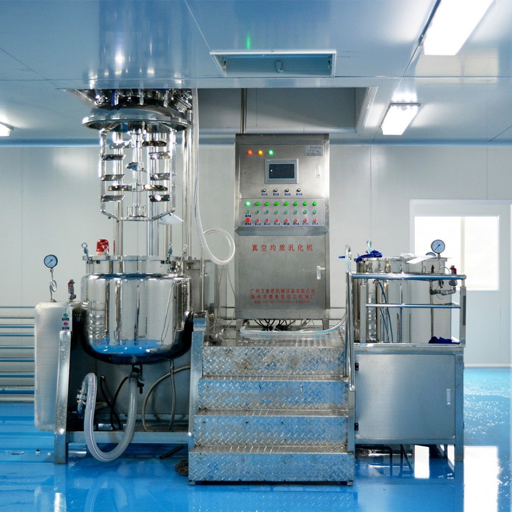 Ailusi Vacuum Emulsifying Mixer Body Cream Lotion Making Machine