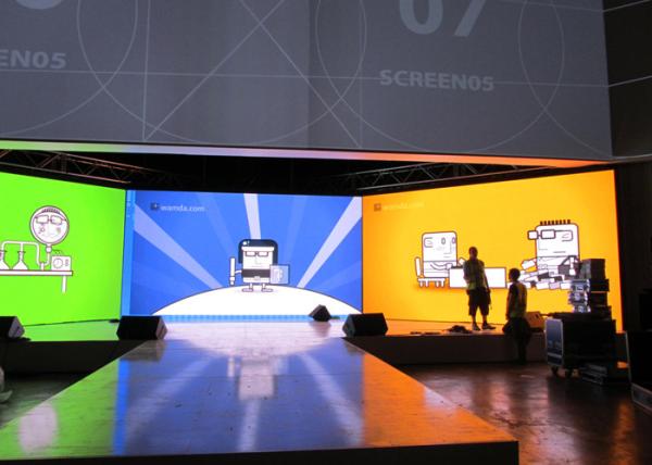 Indoor P5 Super Slim Aluminum Cabinet Concert LED Screens Hire for Stage