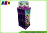 Purple Full Color Printing Cardboard Floor Displays FSDU For Fairy Toys Items