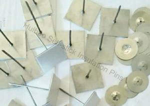 Wholesale Zinc Coated Steel Self Adhesive Pins , Aluminum Insulation Spikes For Hvac System from china suppliers