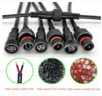 2Pin Waterproof LED Connector IP65 20cm 16AWG Wire Male / Female