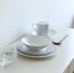 Japanese Style Printing Casual Bone China Dinnerware Gift Packing For Promotion