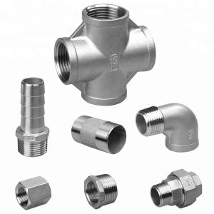 Wholesale Casting Stainless Steel Pipe Fittings , Threaded Stainless Steel Plumbing Fittings from china suppliers