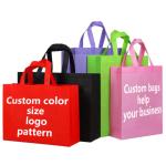 Spunbond Non Woven Bag Environmental Regeneration Foldable Customizable with