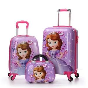 Wholesale Durable Kids Cartoon Luggage Lightweight Polyester With Zipper Closure from china suppliers